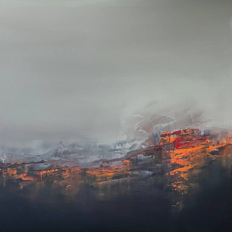 Original Abstract Expressionism Abstract Painting by Todd Mires