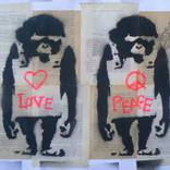 love and peace by Antihero Megafuturo
