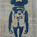 Rebel Boy (Homage to Banksy) by Antihero Megafuturo