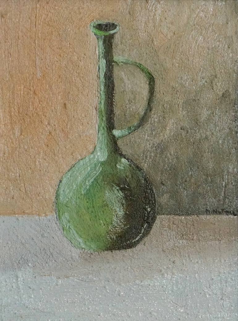 Original Minimalism Still Life Painting by Magdalena NałęCz