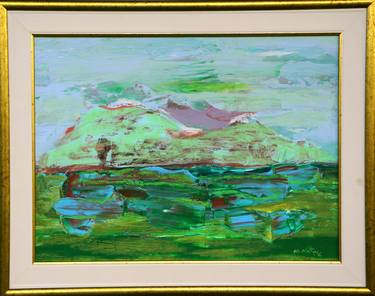 Print of Expressionism Landscape Paintings by Magdalena Nałęcz