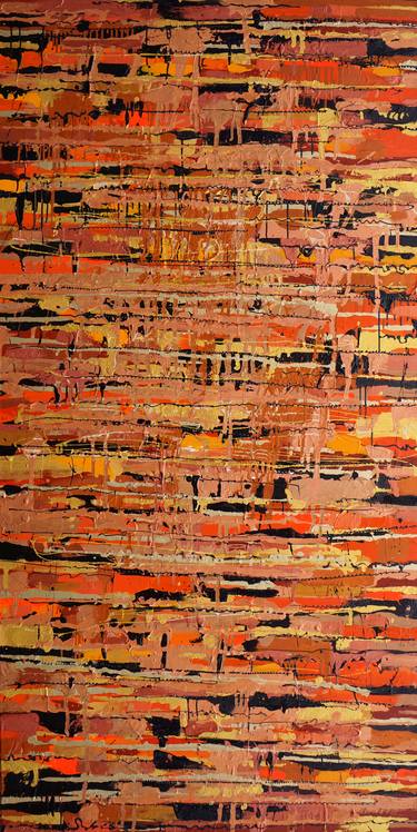 Original Abstract Expressionism Abstract Paintings by Magdalena Nałęcz