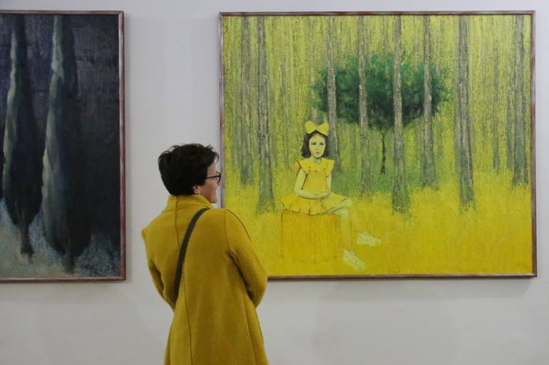 Original Figurative Landscape Painting by Magdalena NałęCz