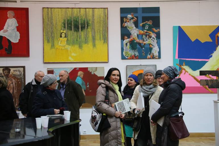 Original Figurative Landscape Painting by Magdalena NałęCz