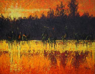 Print of Landscape Paintings by Magdalena Nałęcz