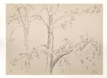 Original Abstract Tree Drawings by Gorszky Roxána