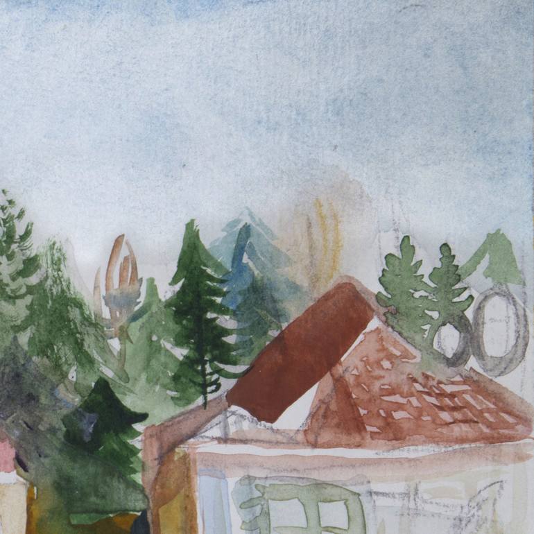 Original Home Painting by Gorszky Roxána
