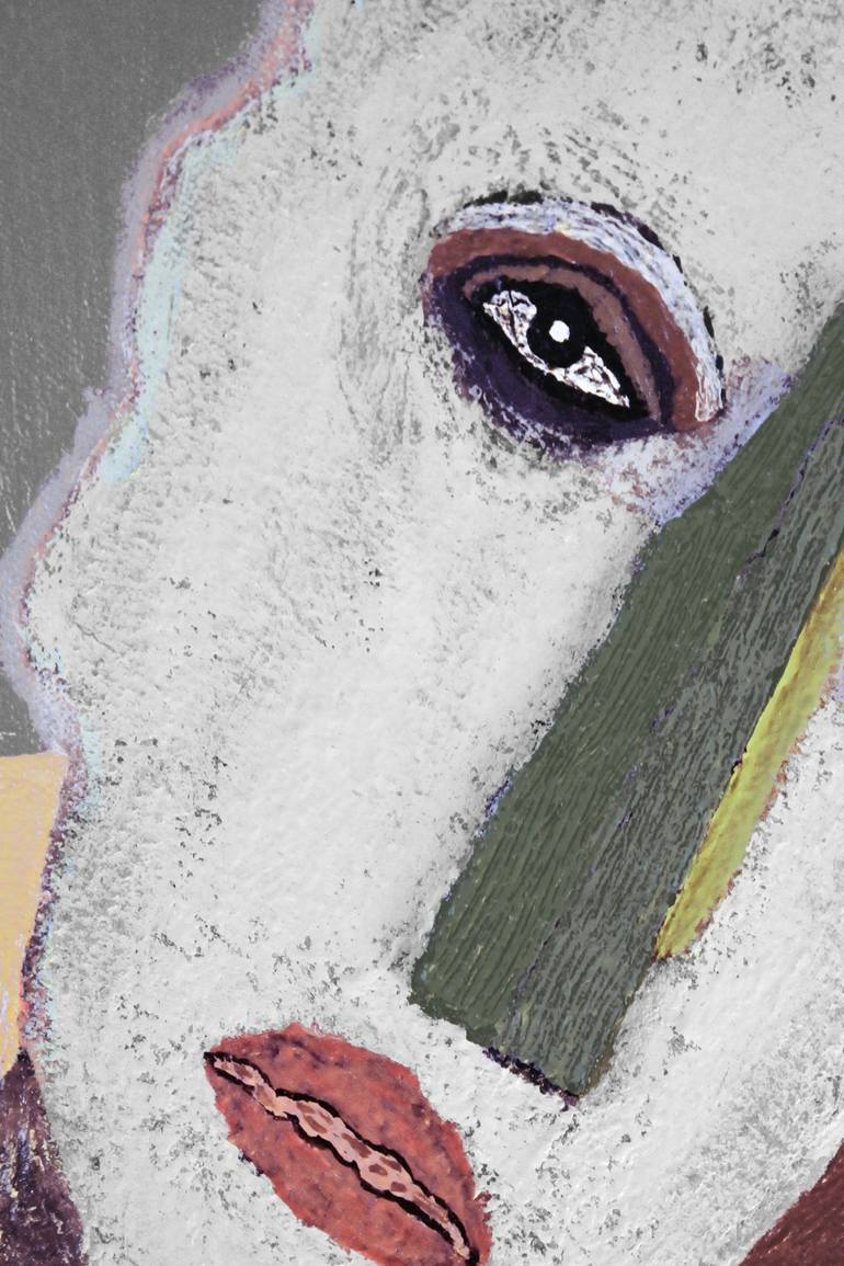 Original Expressionism People Painting by Michael Taav