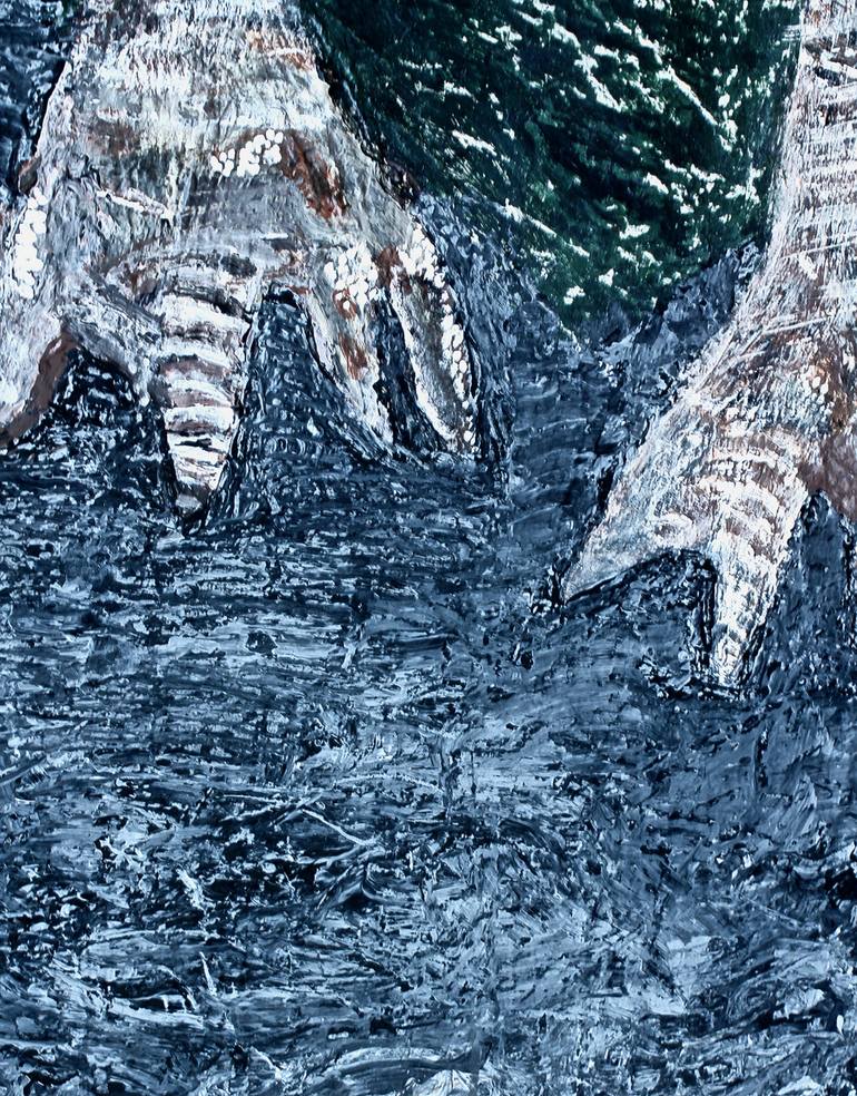 Original Portraiture Abstract Painting by Michael Taav