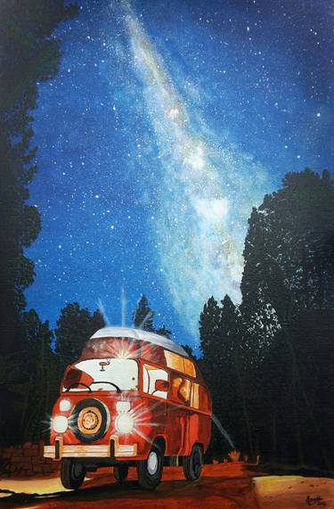 Original Realism Automobile Paintings by Sonal Poghat