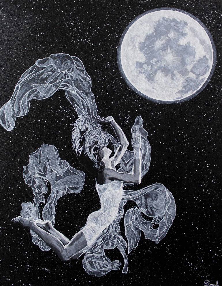 Good Moon Child Painting