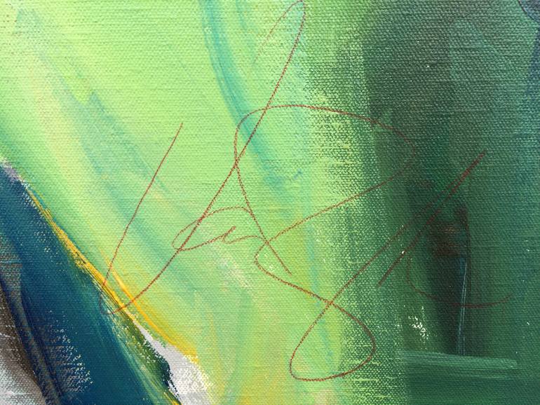 Original Abstract Landscape Painting by Rachael Van Dyke
