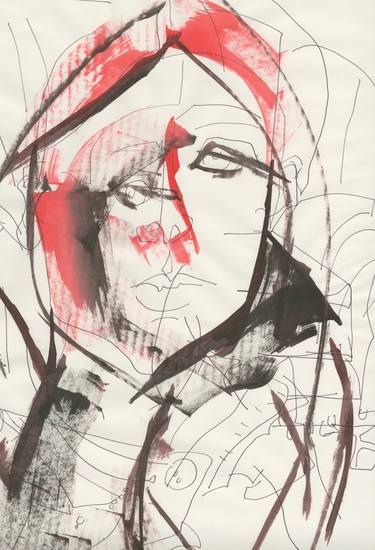 Print of Abstract Portrait Drawings by Rachael Van Dyke