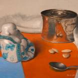Buddha and tea cannister by brian smyth