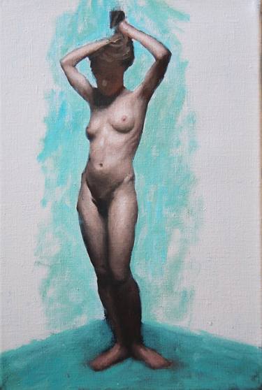 A standing female nude. thumb