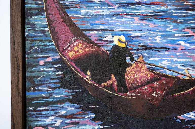 Original Boat Painting by John P Fleenor