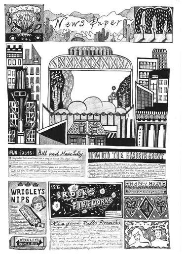 Print of Art Deco Cities Drawings by Ping-Jung Su