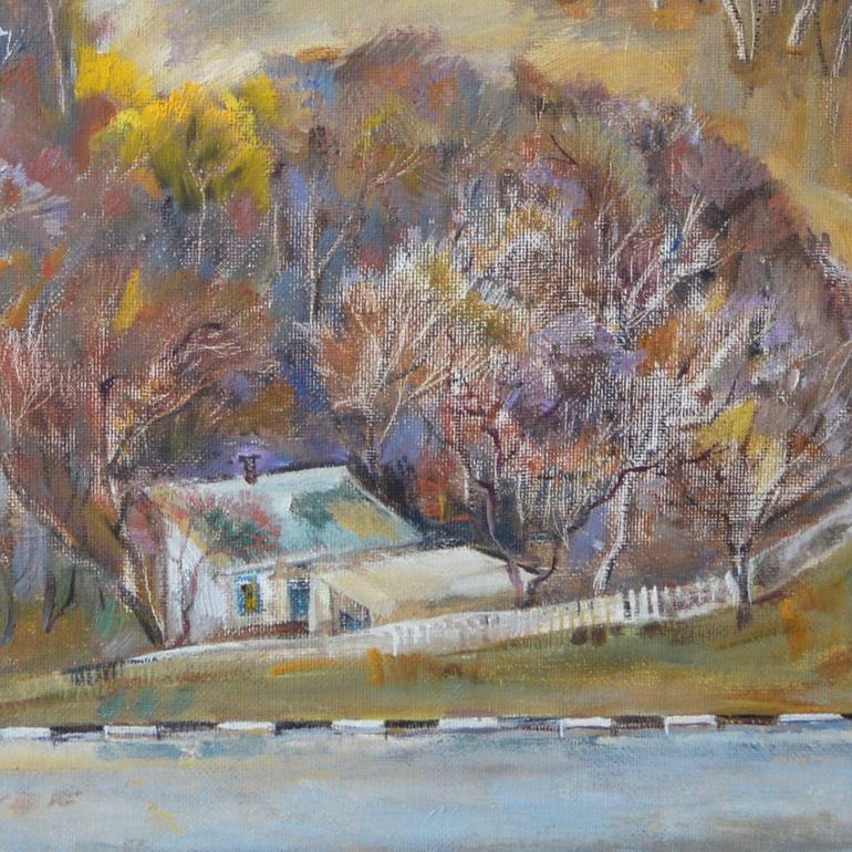 Original Impressionism Landscape Painting by Halyna Barannikova