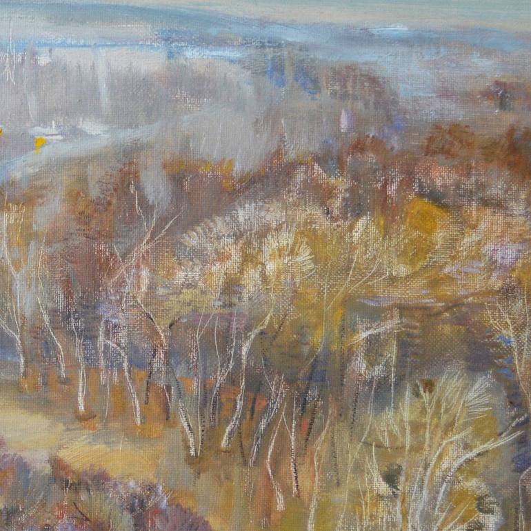 Original Impressionism Landscape Painting by Halyna Barannikova