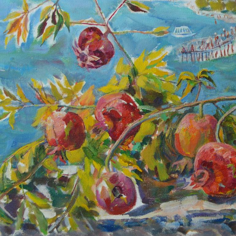 Original Impressionism Landscape Painting by Halyna Barannikova