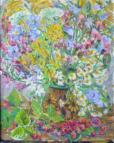 Original Floral Paintings by Halyna Barannikova