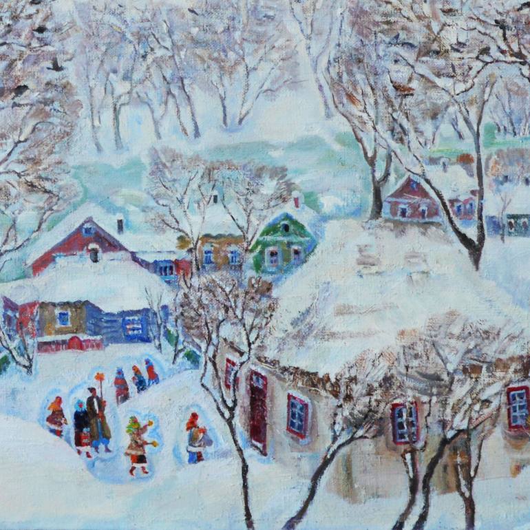 Original Impressionism Pop Culture/Celebrity Painting by Halyna Barannikova