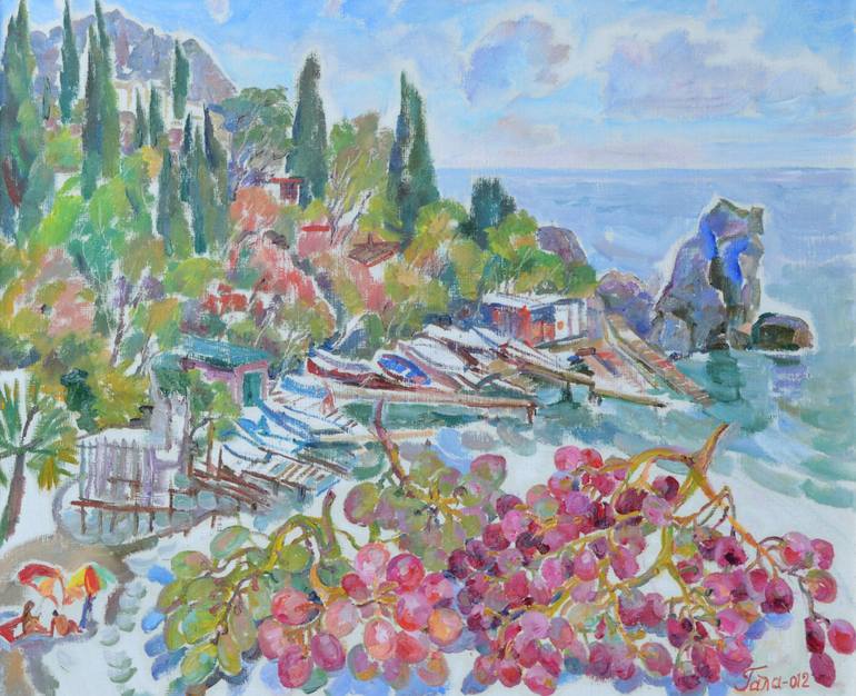 Original Modern Seascape Paintings by Halyna Barannikova