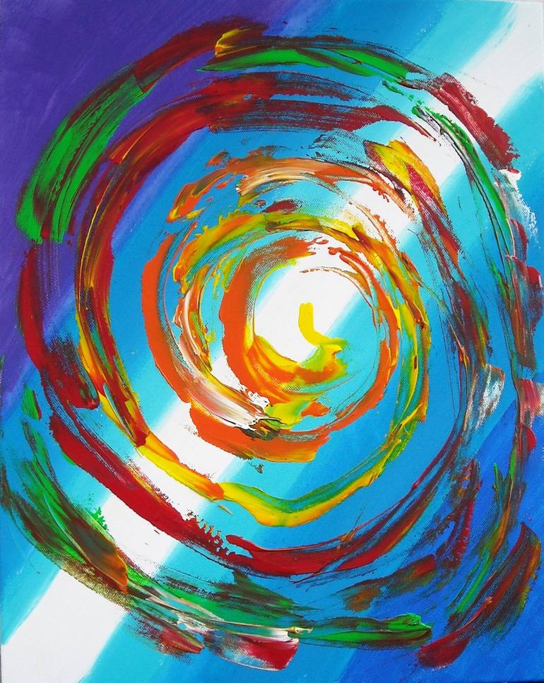 Light into vortex Painting by Chiara Bignardi | Saatchi Art