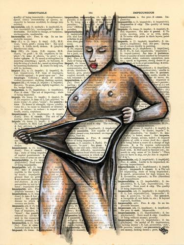 Original Illustration Nude Paintings by Jakub DK