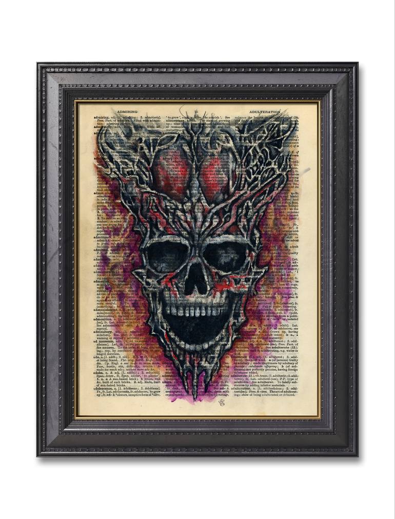 Original Expressionism Fantasy Drawing by Jakub Dk