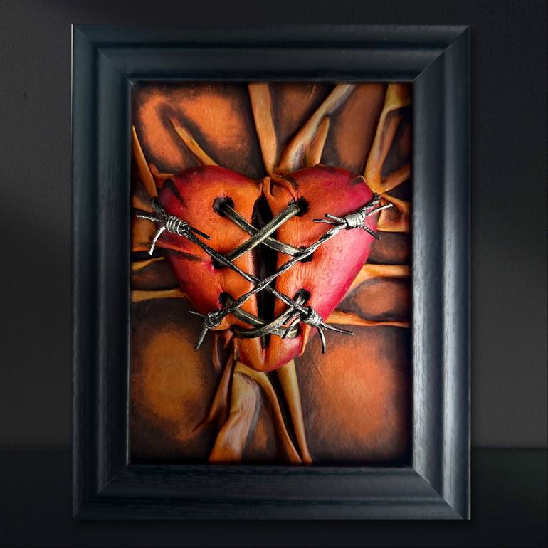 Original Abstract Love Sculpture by Jakub DK