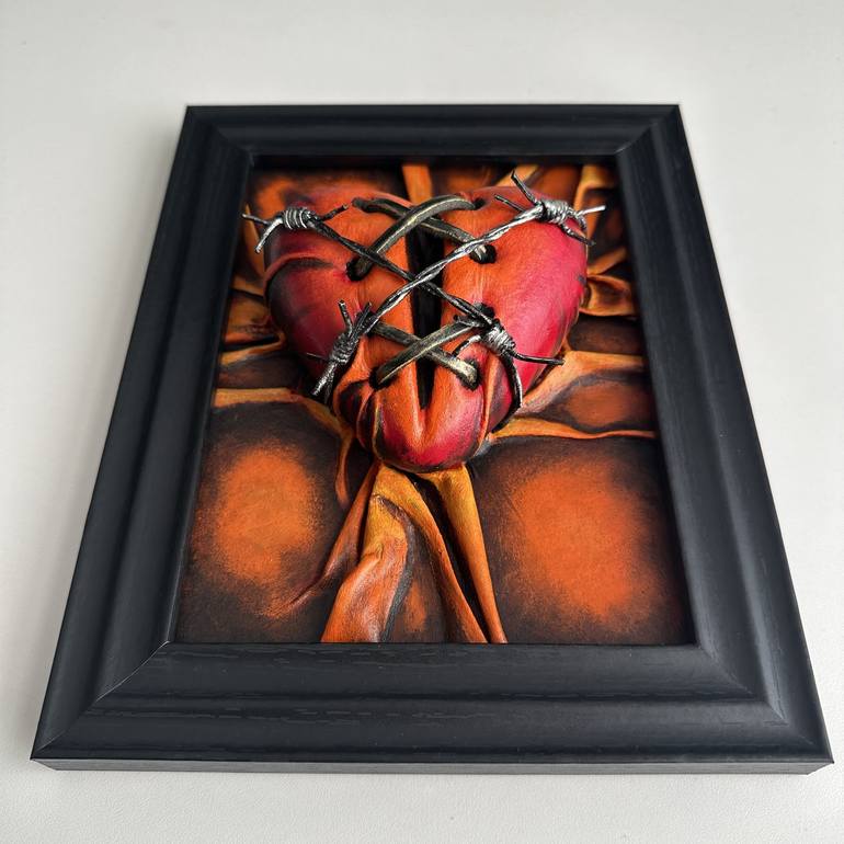 Original Abstract Love Sculpture by Jakub DK