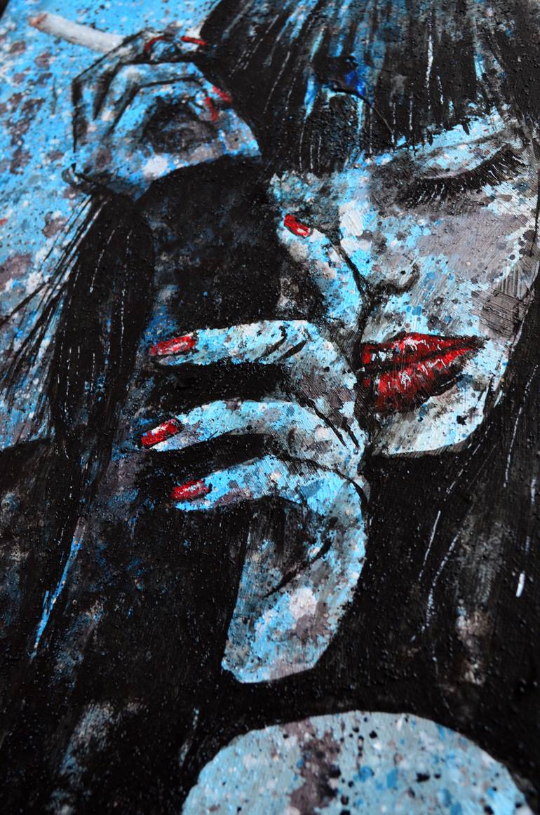 Original Abstract People Painting by Jakub Dk