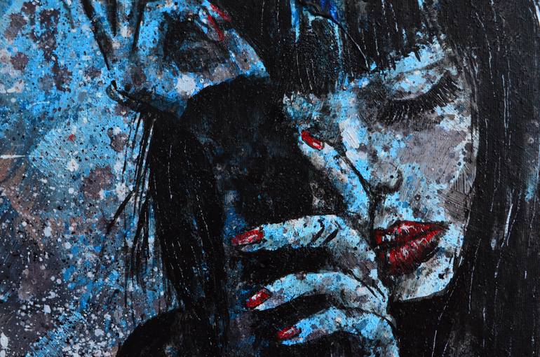 Original Abstract People Painting by Jakub Dk
