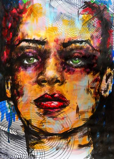 Print of Abstract Portrait Paintings by Jakub DK