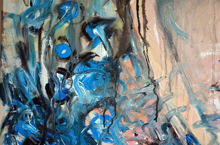 Original Abstract Expressionism Nude Painting by Jakub DK