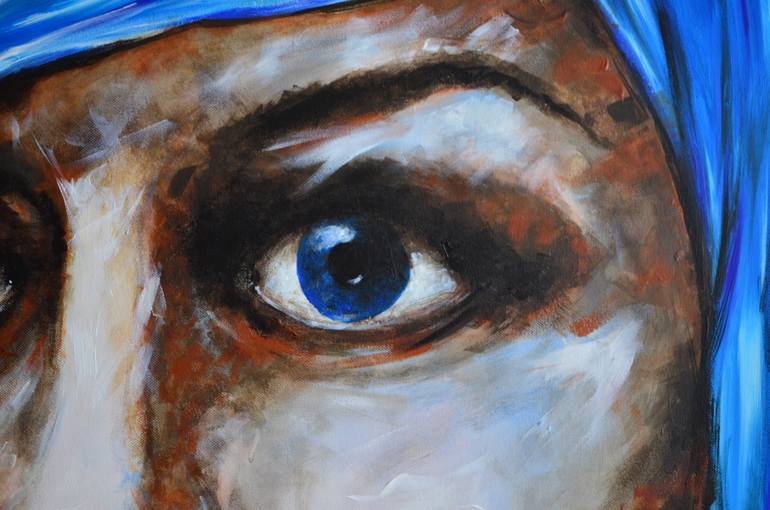 Original Figurative Portrait Painting by Jakub Dk