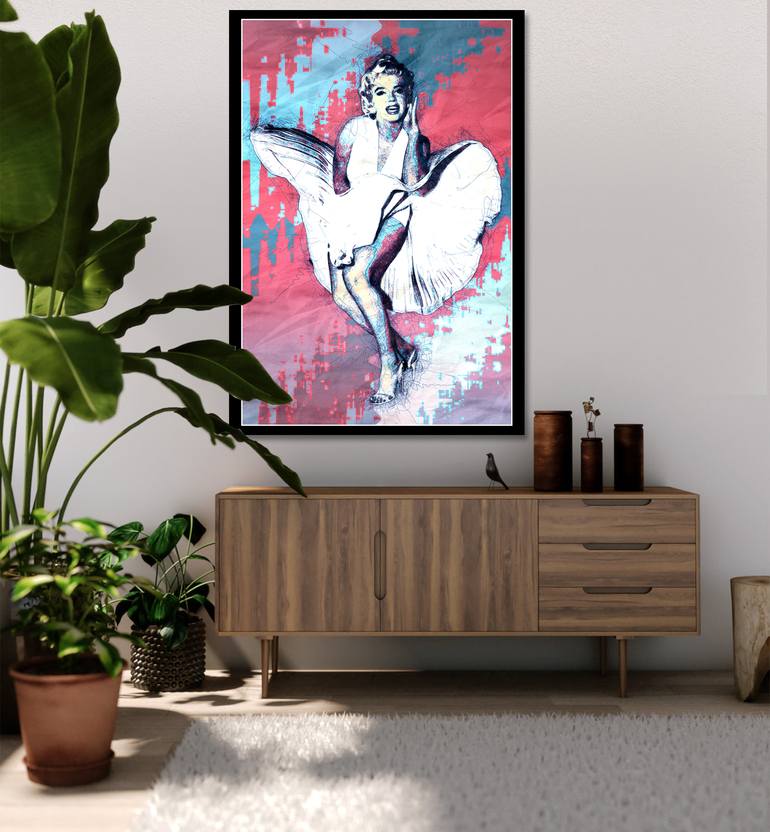 Original Pop Art People Mixed Media by Jakub Dk