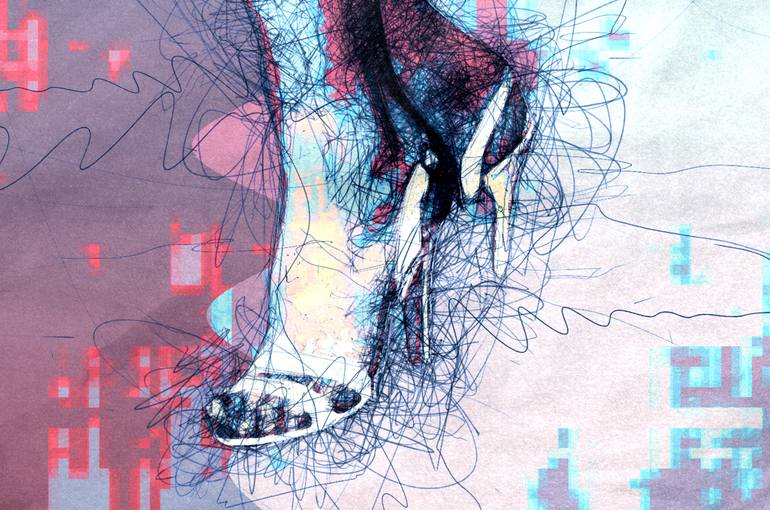 Original Pop Art People Mixed Media by Jakub Dk