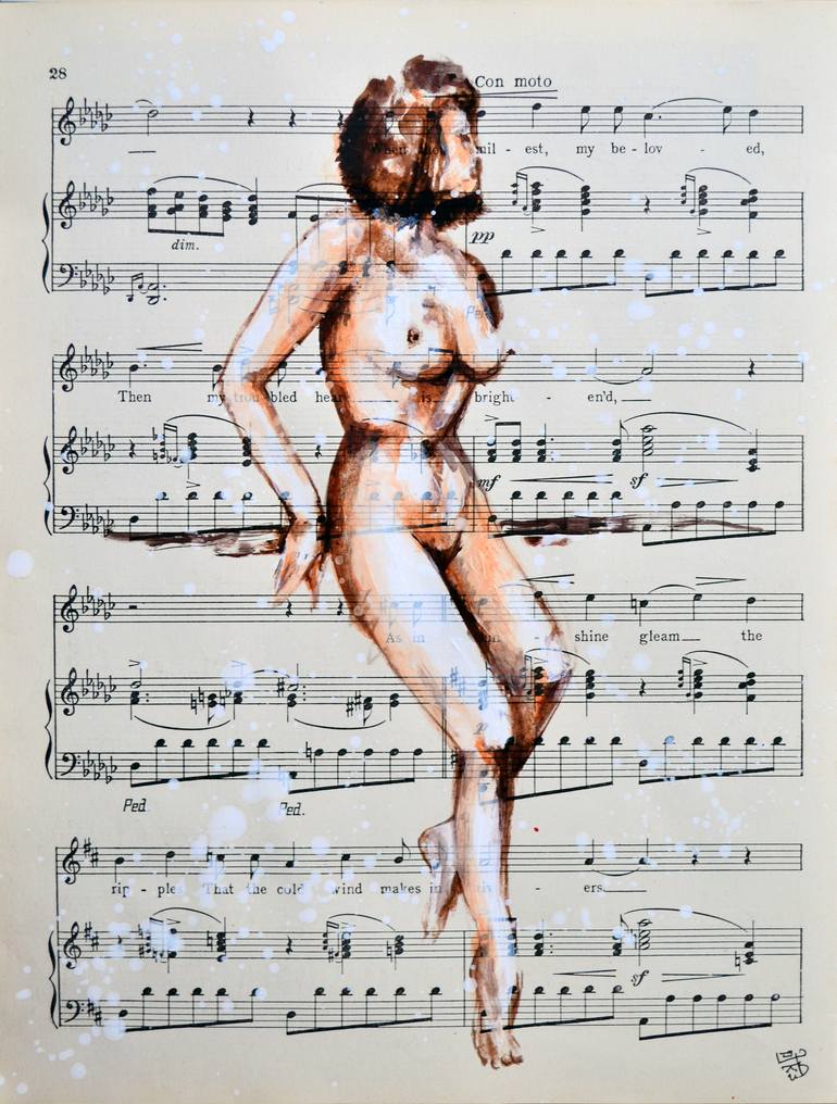 Original Modern Nude Collage by Jakub DK