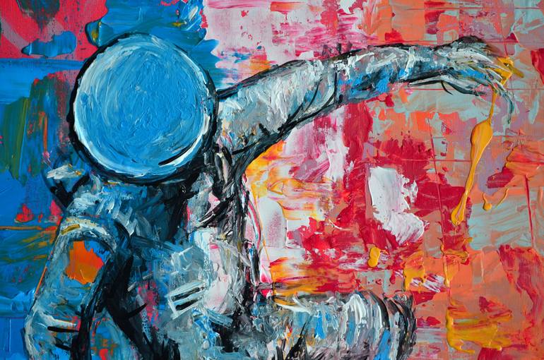 Original Abstract Expressionism Abstract Painting by Jakub Dk