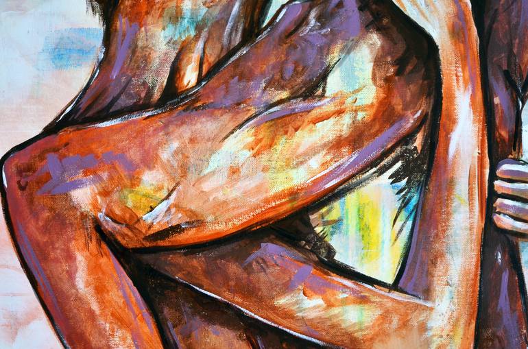 Original Nude Painting by Jakub DK