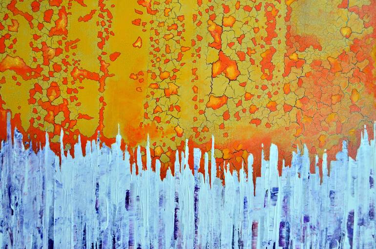 Original Abstract Expressionism Abstract Painting by Jakub DK