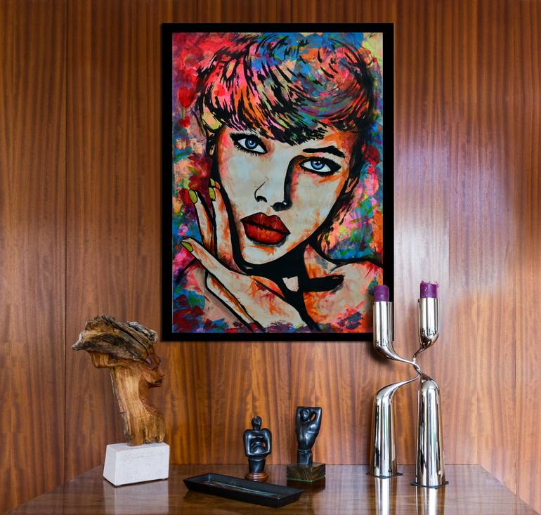 Original Figurative Women Painting by Jakub Dk