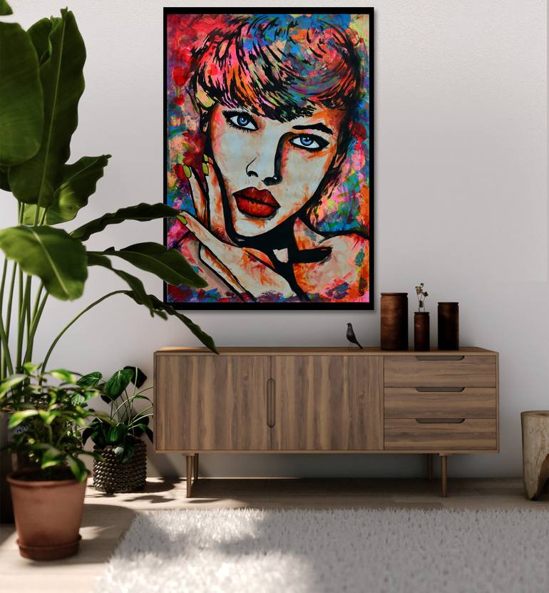 Original Figurative Women Painting by Jakub Dk