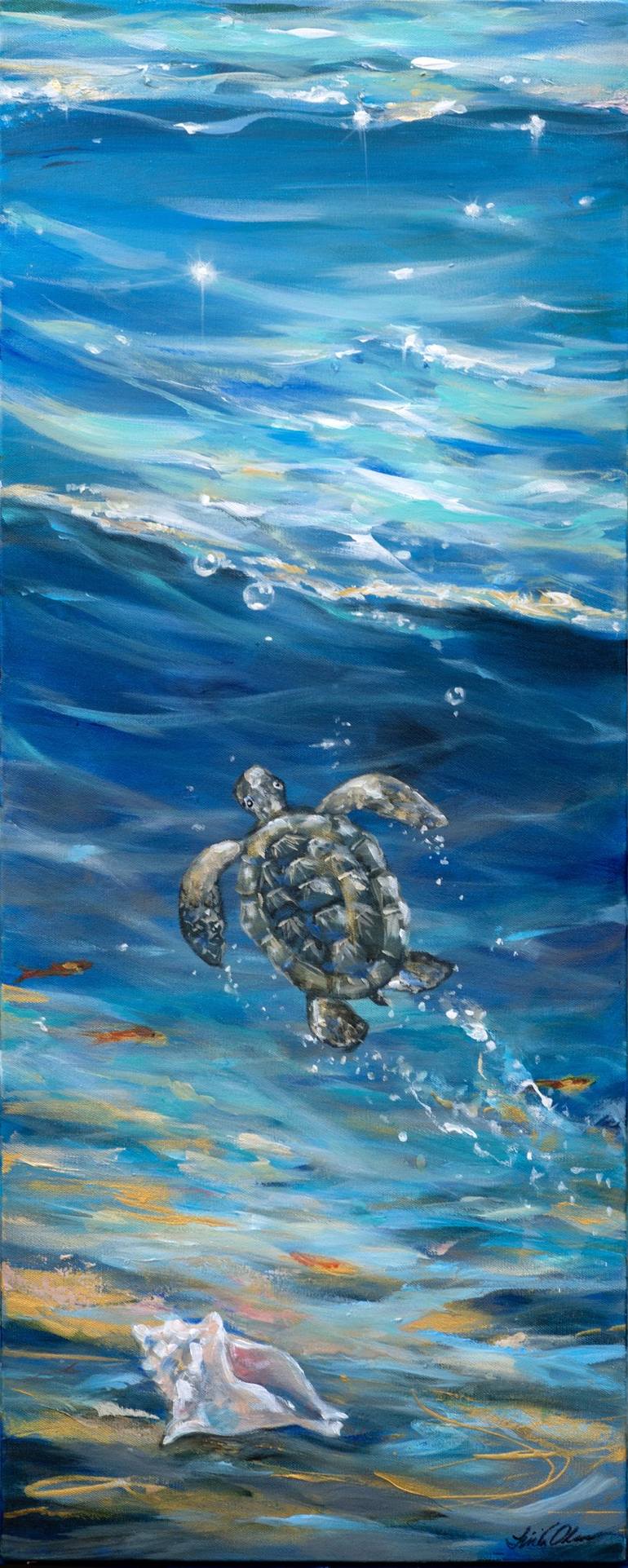 Original Seascape Painting by Linda Olsen