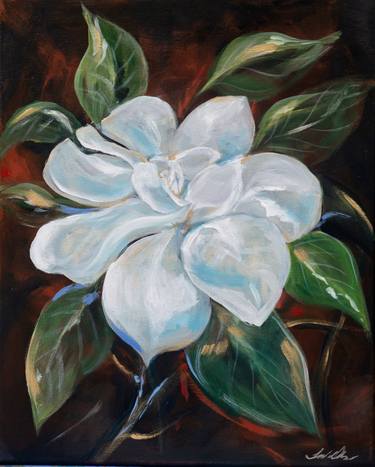 Original Impressionism Floral Paintings by Linda Olsen