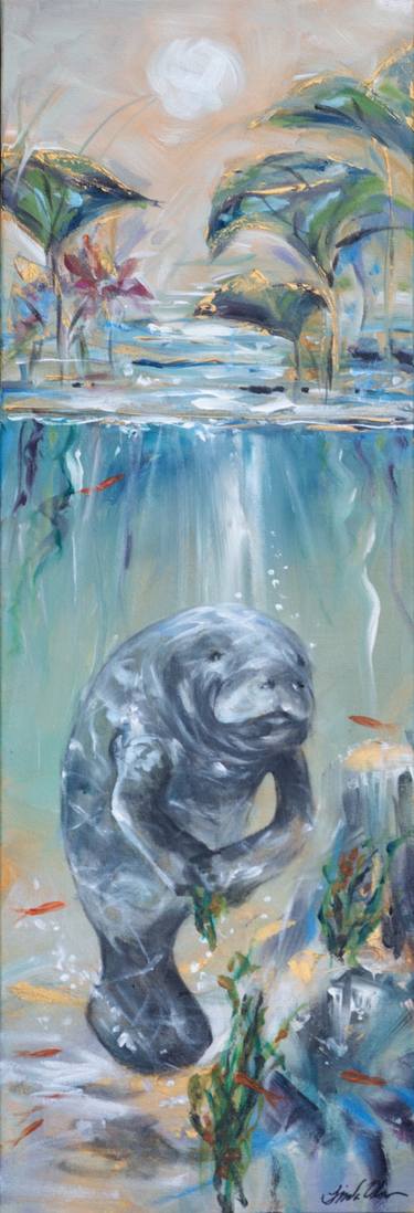 Original Impressionism Animal Paintings by Linda Olsen