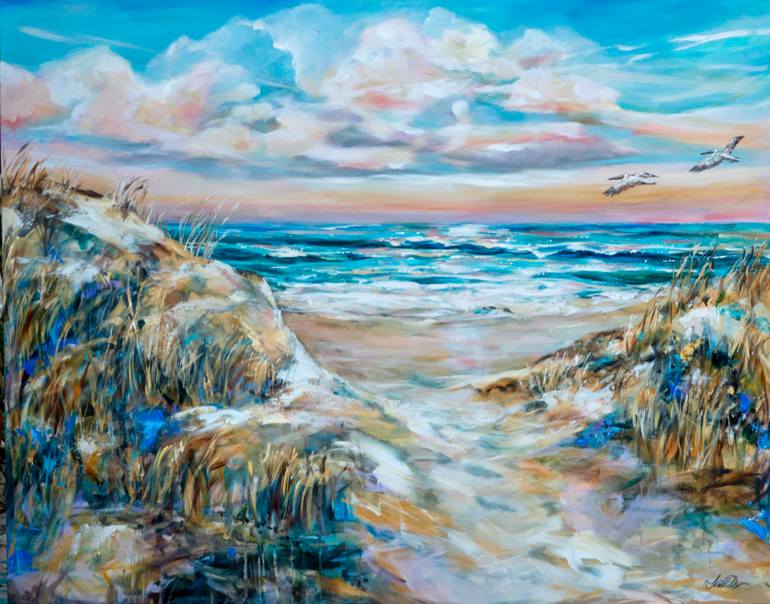 Slumbering Mermaid Painting by Linda Olsen | Saatchi Art