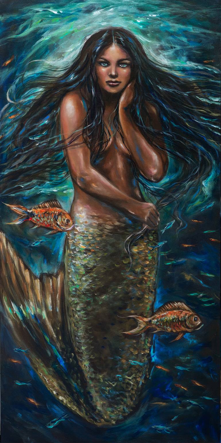 Original Expressionism Fantasy Paintings by Linda Olsen